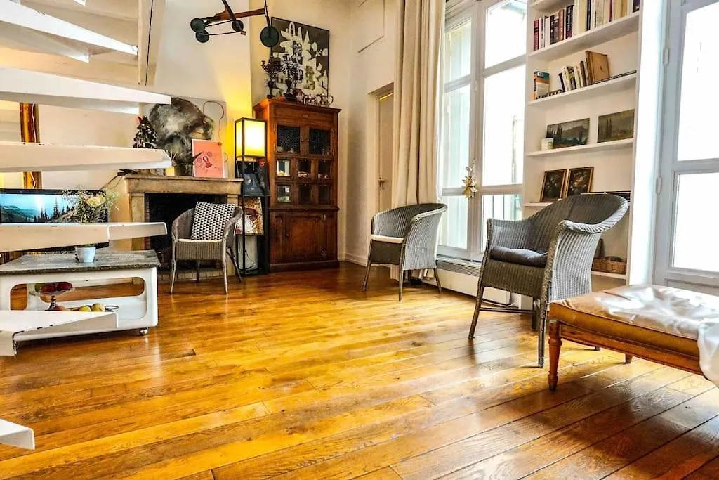 Daire Spacious Loft Saint Michel